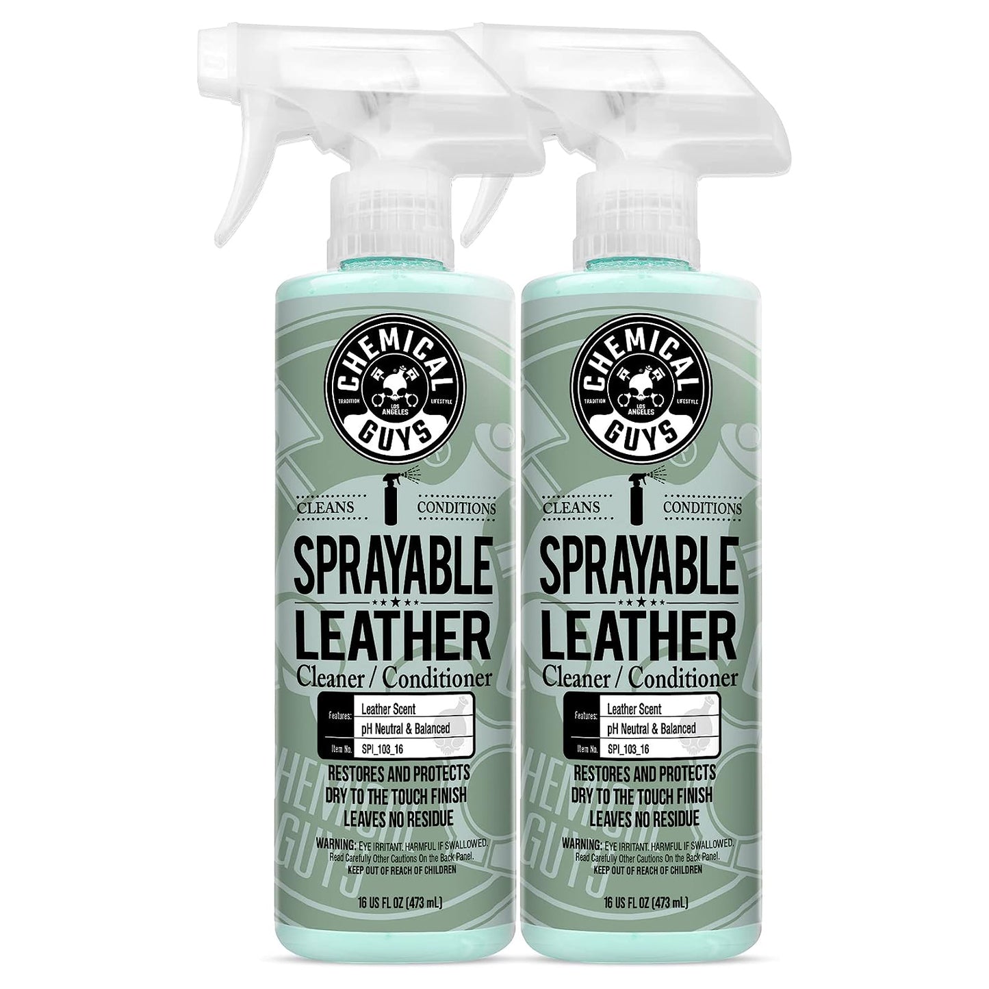 Chemical Guys Sprayable Leather Cleaner and Conditioner in One, 16 oz
