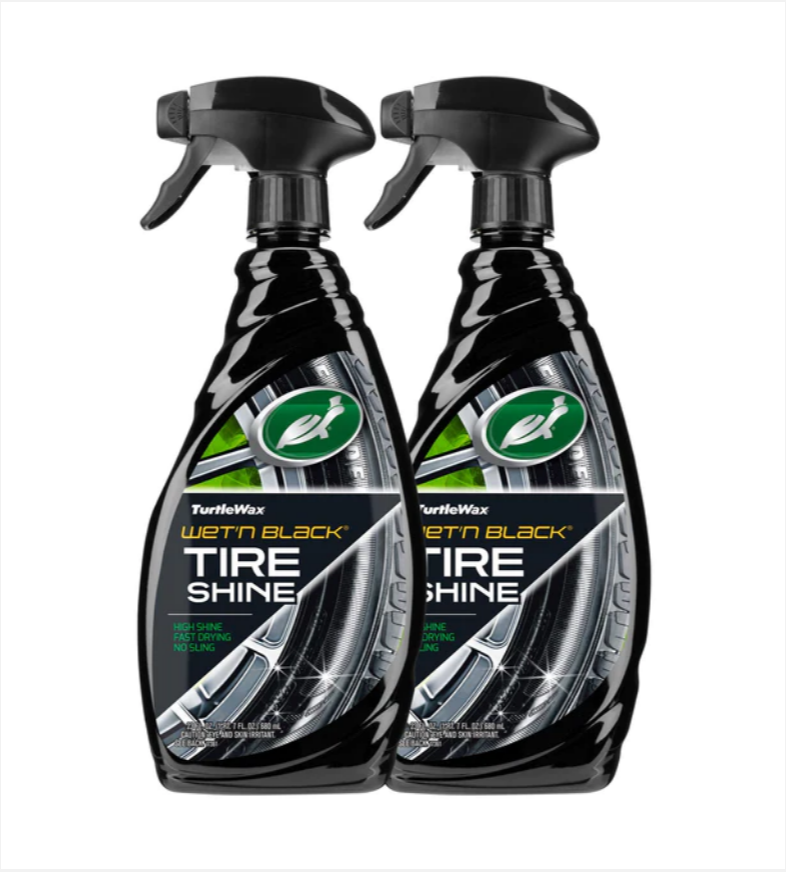 Turtle Wax Wet'n Black Ultra Wet Tire Shine, 2 Pack