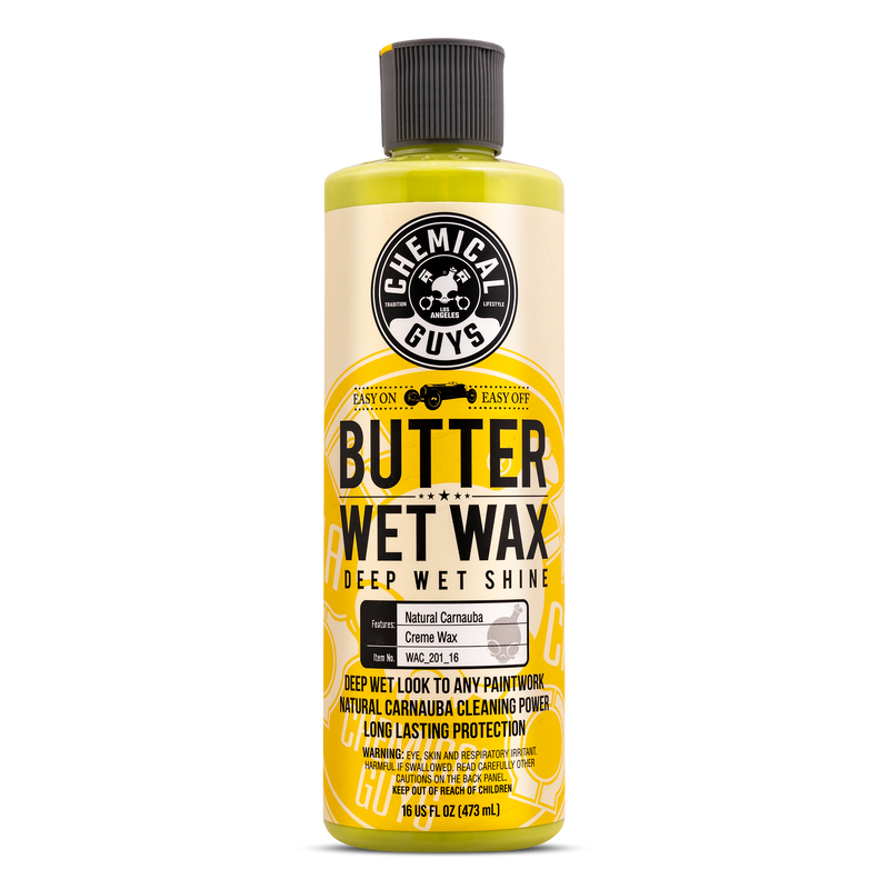 Chemical Guys Butter Wet Wax Liquid Cream Car Wax, 16 oz