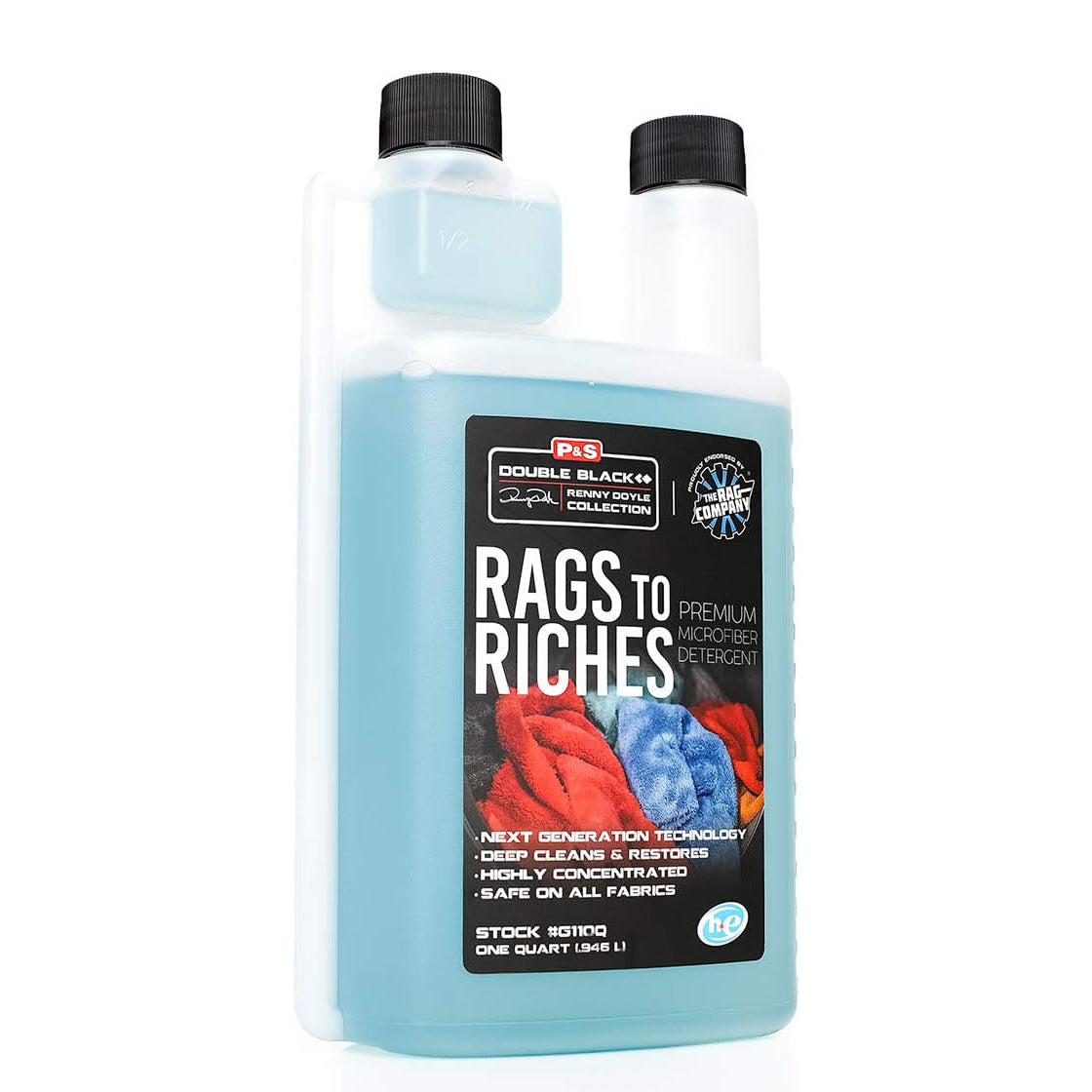 P&S Professional Detail Products Rags to Riches Premium Microfiber Detergent