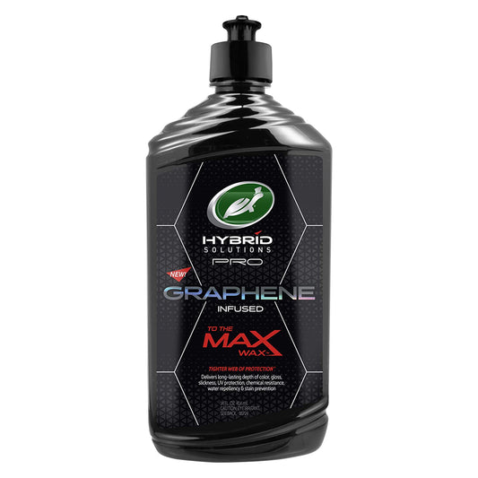 Turtle Wax Hybrid Solutions Pro to The Max Wax, Graphene Liquid Wax, 14 oz