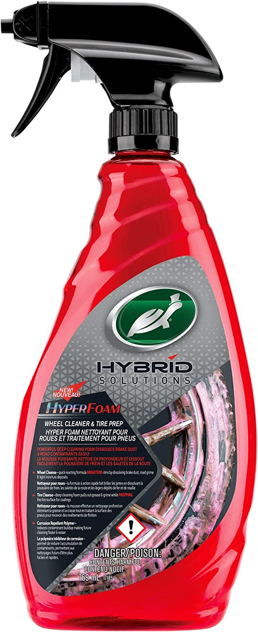 Turtle Wax 53734 Hybrid Solutions Hyper Foam Wheel and Tire Cleaner
