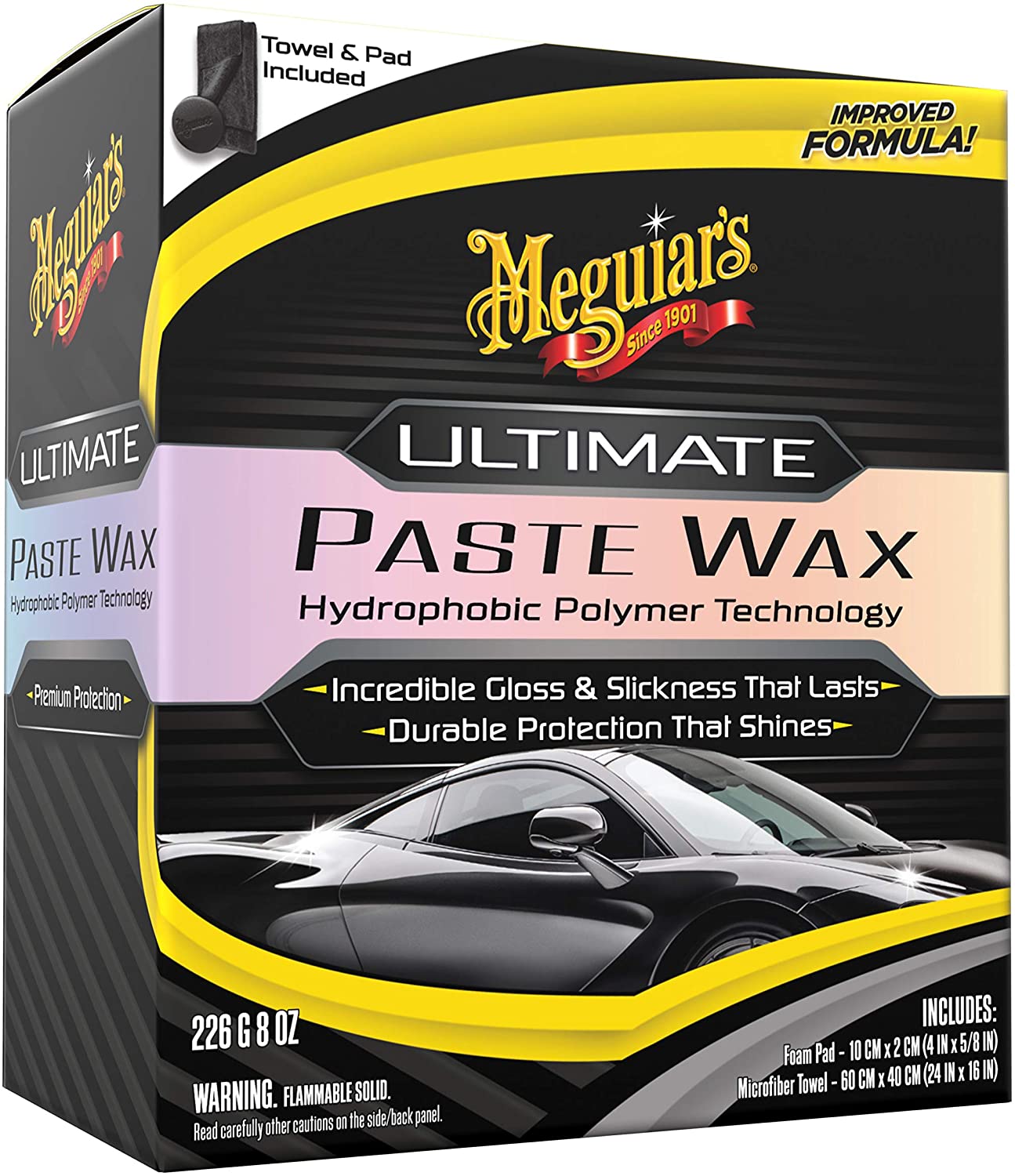Meguiar's Ultimate Paste Wax IMPROVED FORMULA, 8 oz