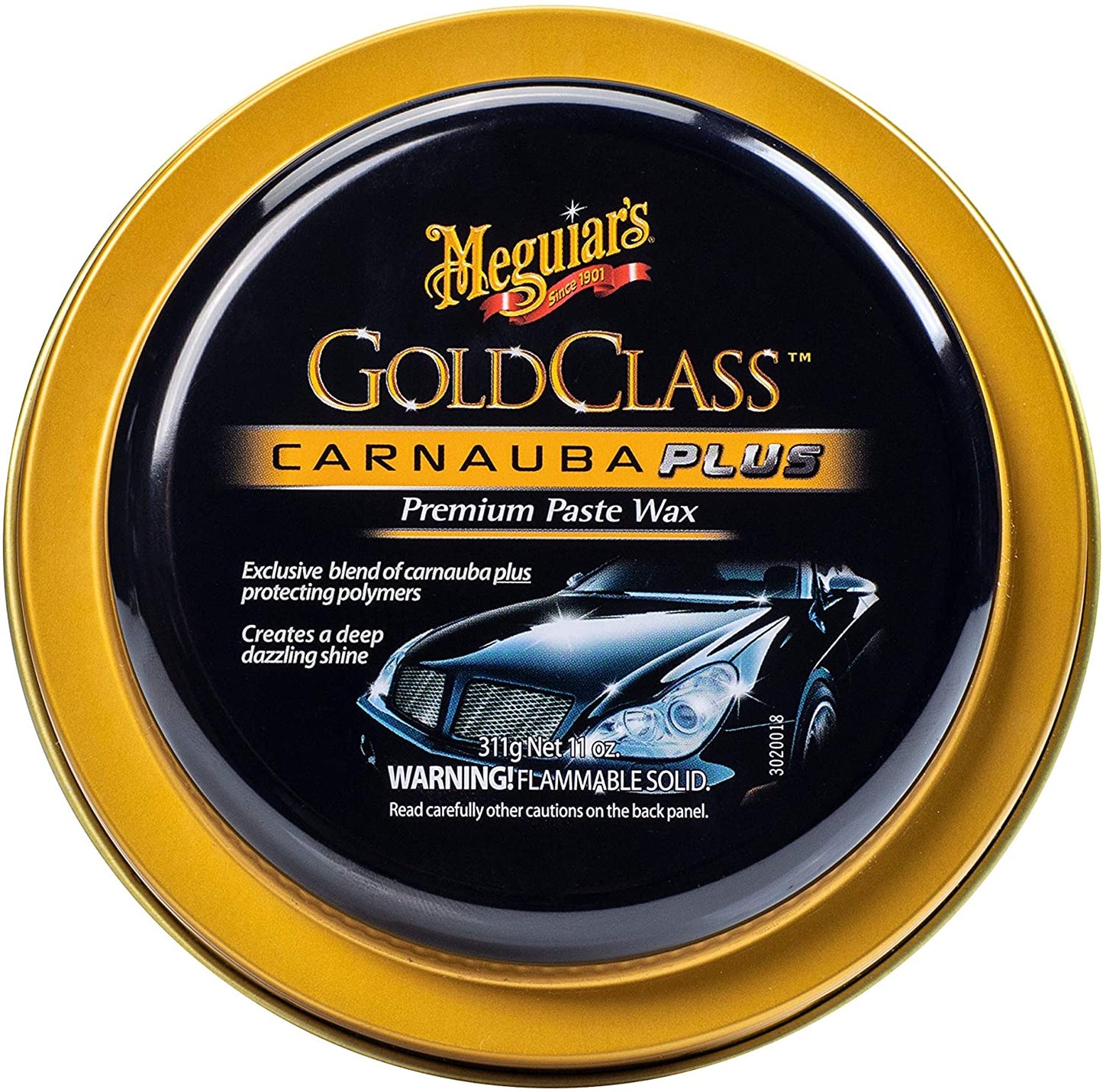 Meguiar's Gold Class Carnauba Plus Premium Paste Wax, 11 oz