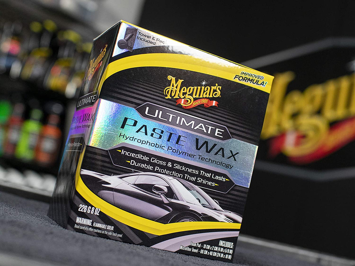 Meguiar's Ultimate Paste Wax IMPROVED FORMULA, 8 oz