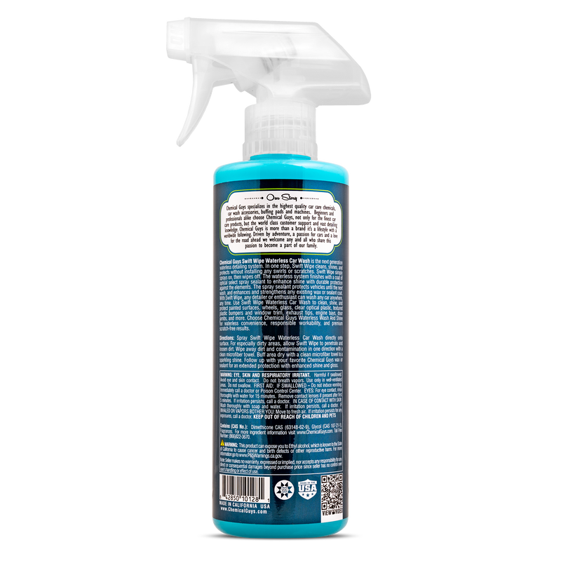 Chemical Guys Swift Wipe Complete Waterless Car Wash Easy Spray & Wipe –  detaildegree