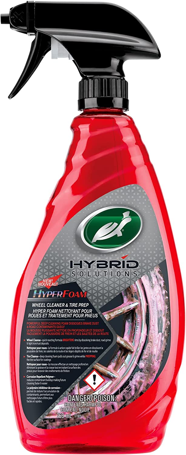 Turtle Wax 53734 Hybrid Solutions Hyper Foam Wheel and Tire Cleaner