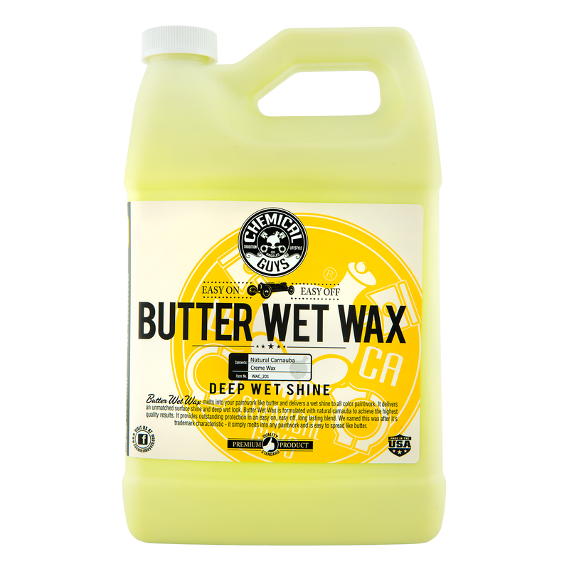  Chemical Guys WAC20616 Slick Finish Cleaner Wax Light Paint  Cleanser & Brilliant Shine Carnauba Wax, 16 fl oz : Automotive